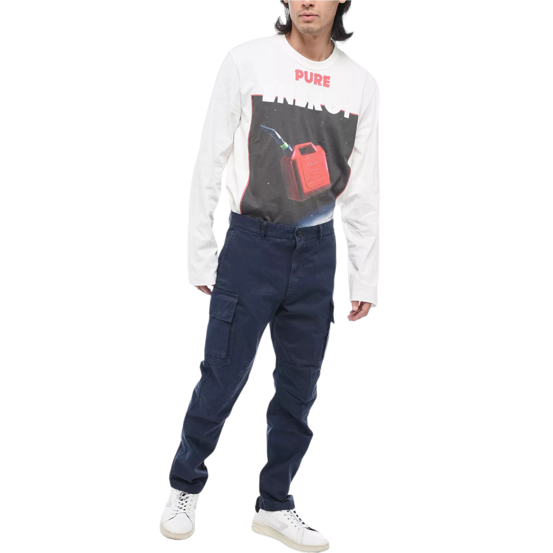 Diesel P-Cor-Embnew Pantaloni cargobyxor herr – bild 10