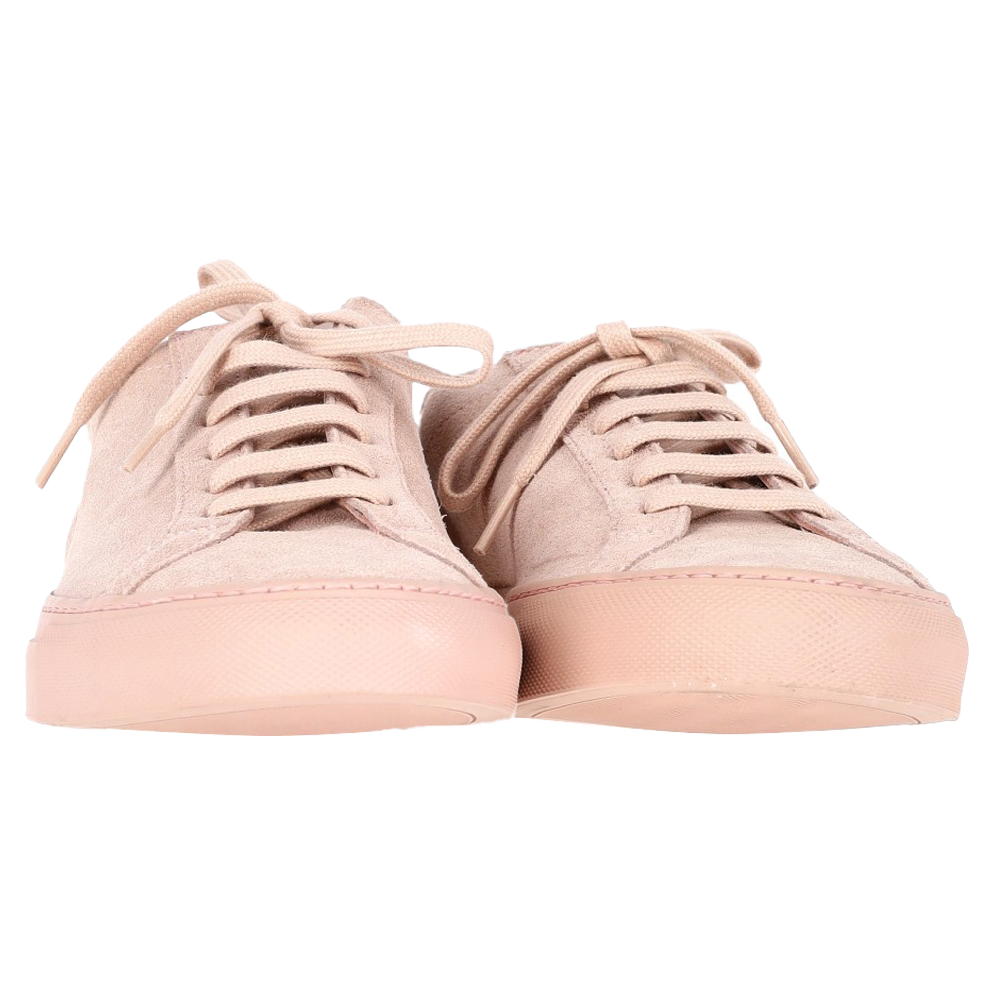Common Projects Kvinna från Achilles Sneakers i rosa mocka dam – bild 2