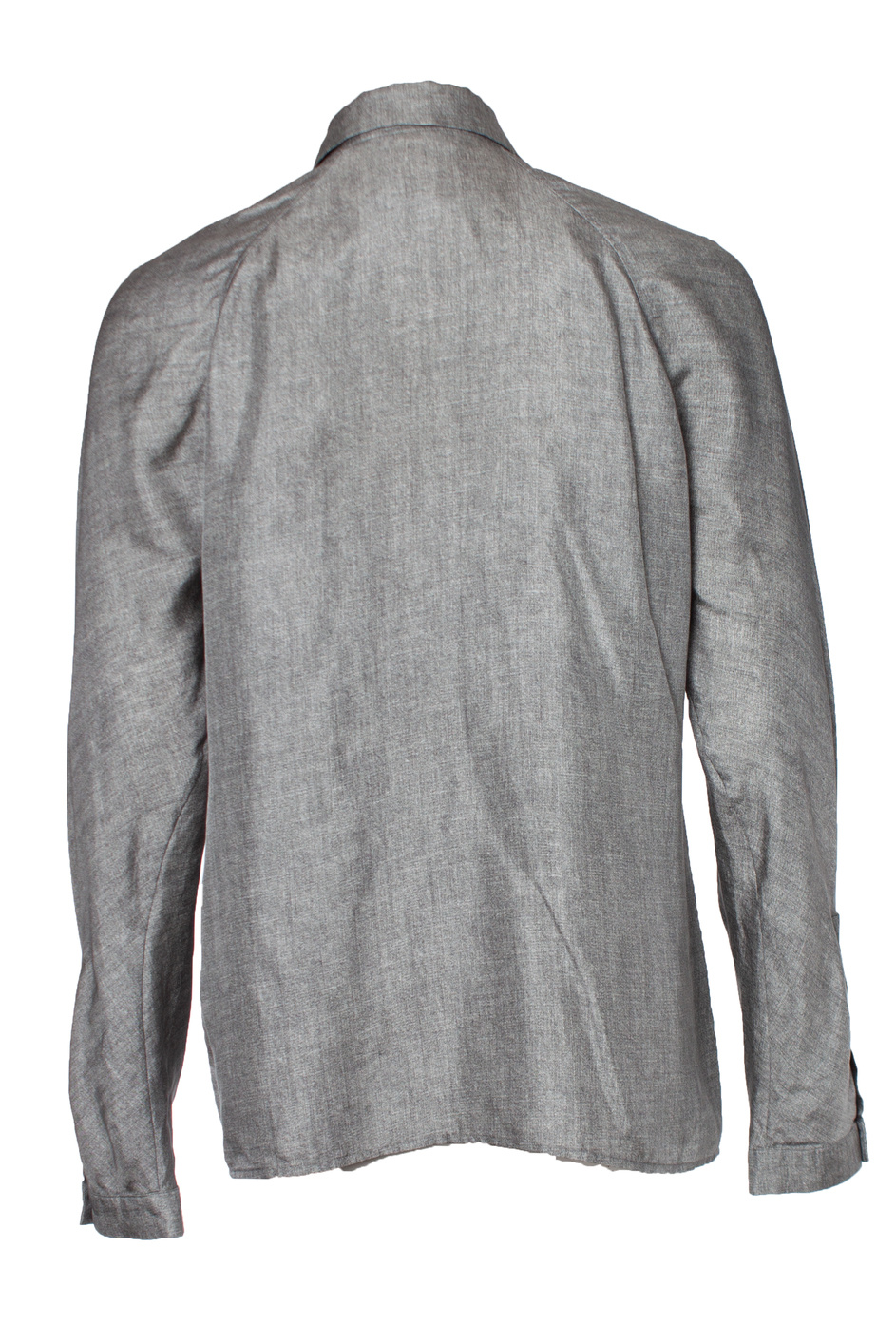 Max Mara Pre-owned Max Mara Grå glänsande blus dam – bild 2