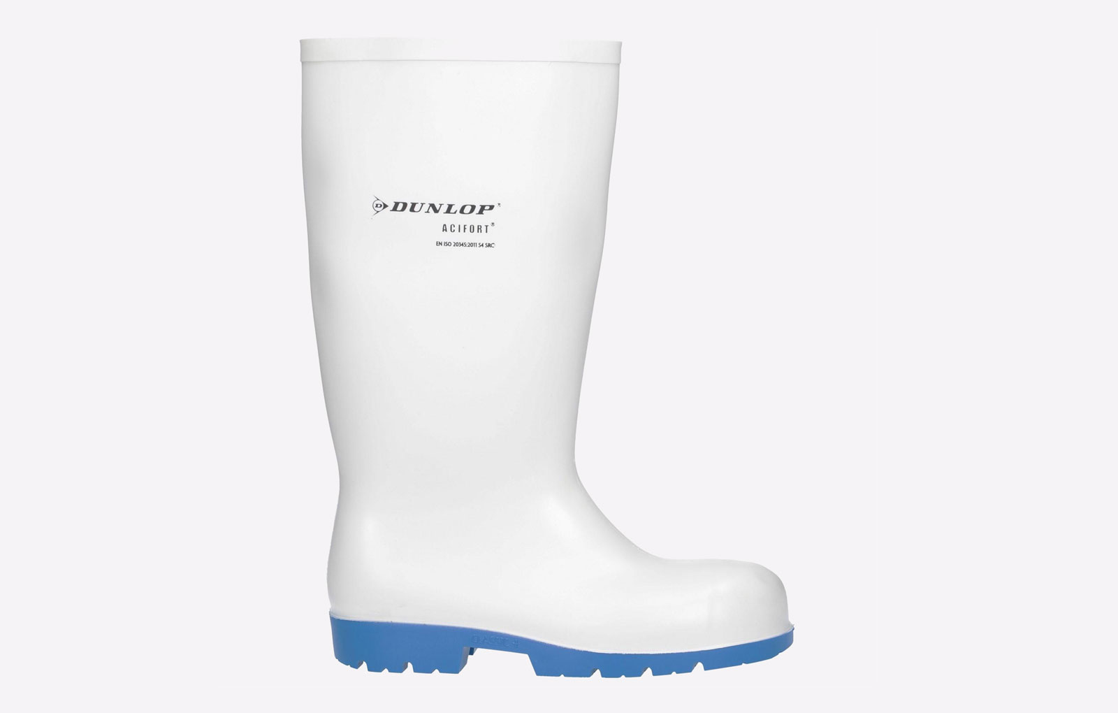 Dunlop Acifort Classic+ Safety Boots with Steel Toe, White | Unisex Wellington Boots, Lightweight, Antistatic, Chemical, Oil and Slip Resistant, Food Industry, Easy cleaning, Waterproof - Image 3