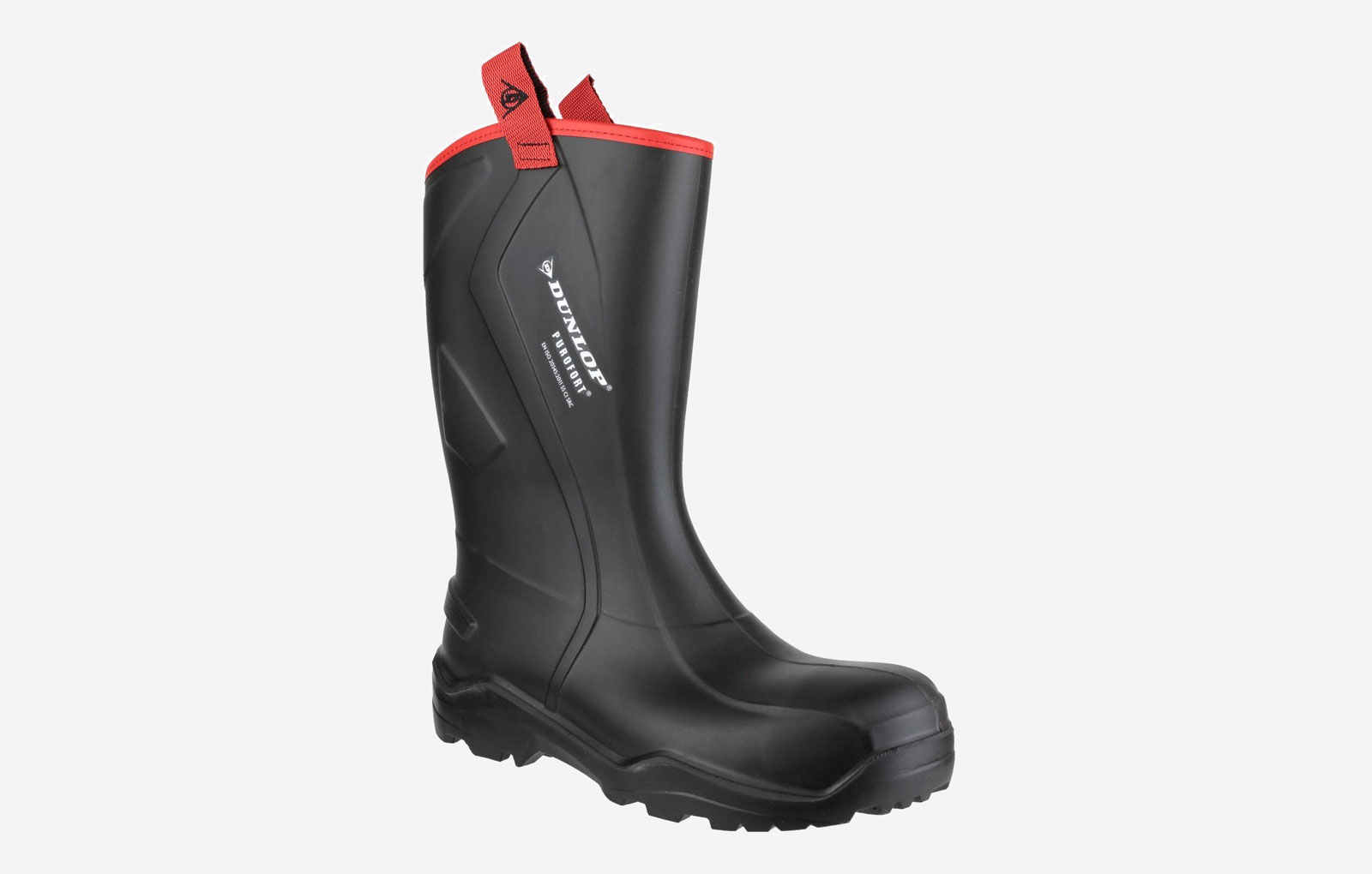 Dunlop Purofort+ Rugged Full Safety Waterproof Rigger Boots Black 12 - Image 10