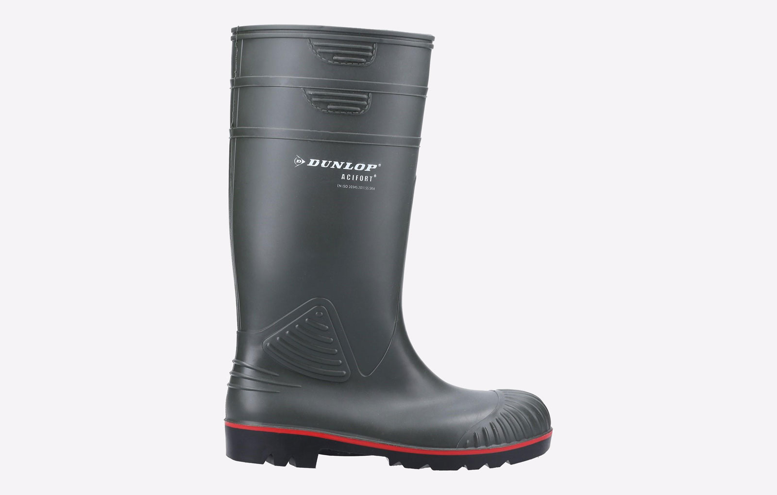Dunlop Men's Green 'Acifort' Safety Wellingtons In | Size: 6.5 - Image 3