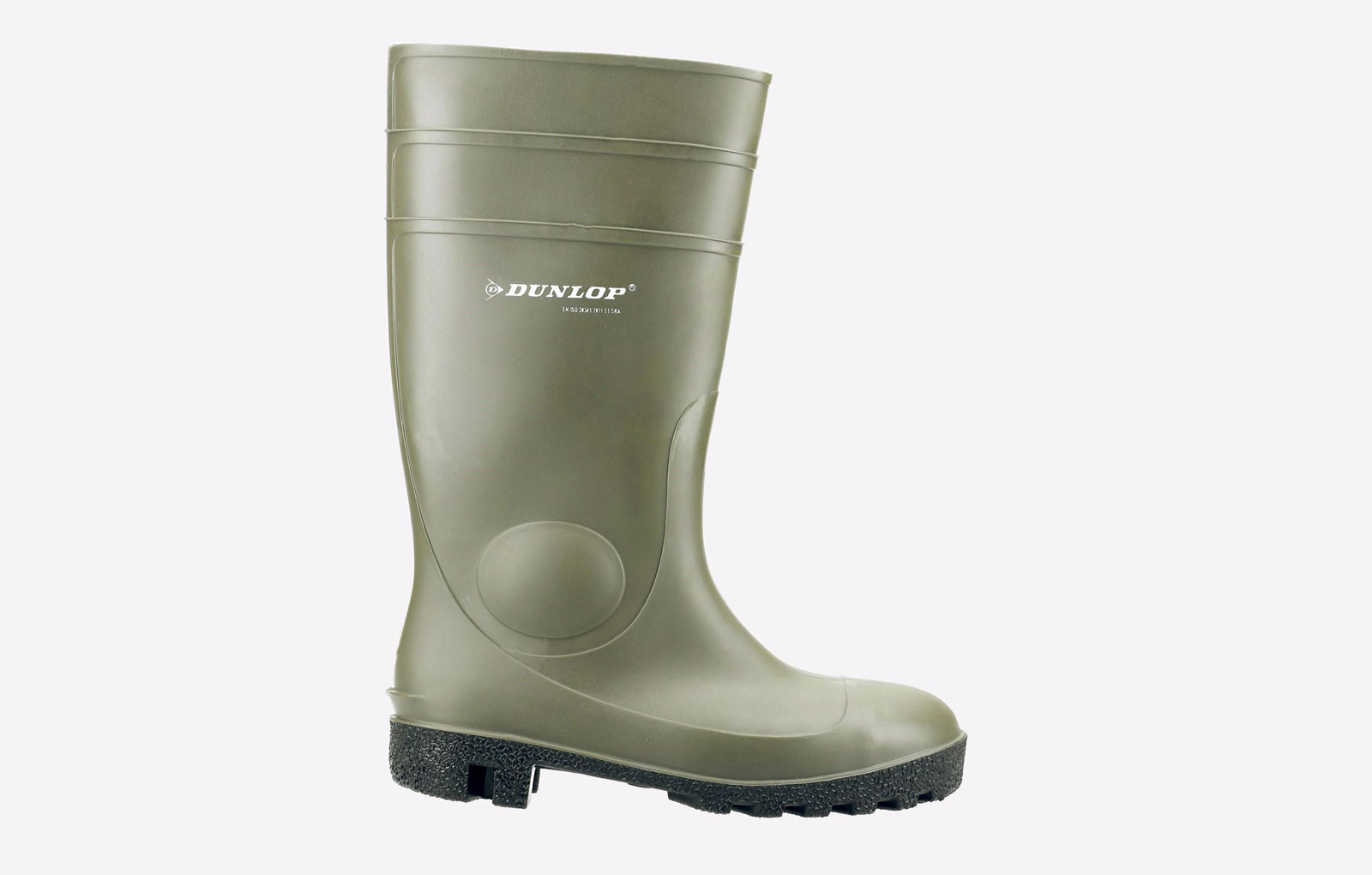 Dunlop Green Protomaster Full Safety Pvc Wellington - Uk 3 | Eu 36 - Image 8
