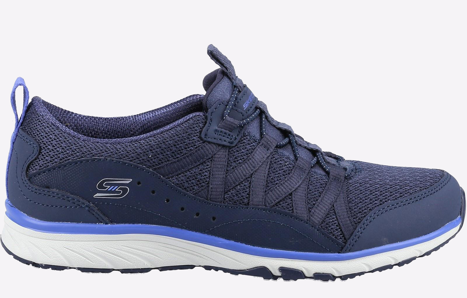 Skechers Gratis Sport Live Golden MEMORY FOAM Womens - Navy - Size UK 4