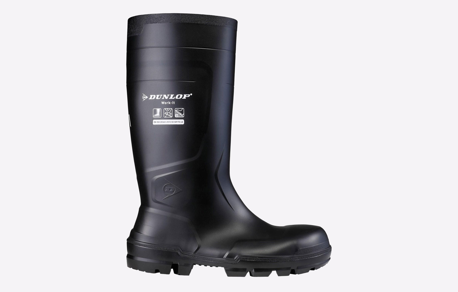Dunlop Women's Black Work-It Full Safety Wellington in Size 3, Sports Direct - Image 10