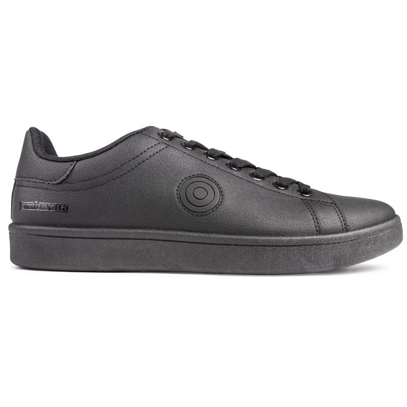 Lambretta Mens Pinball Trainers - Black - Size UK 9