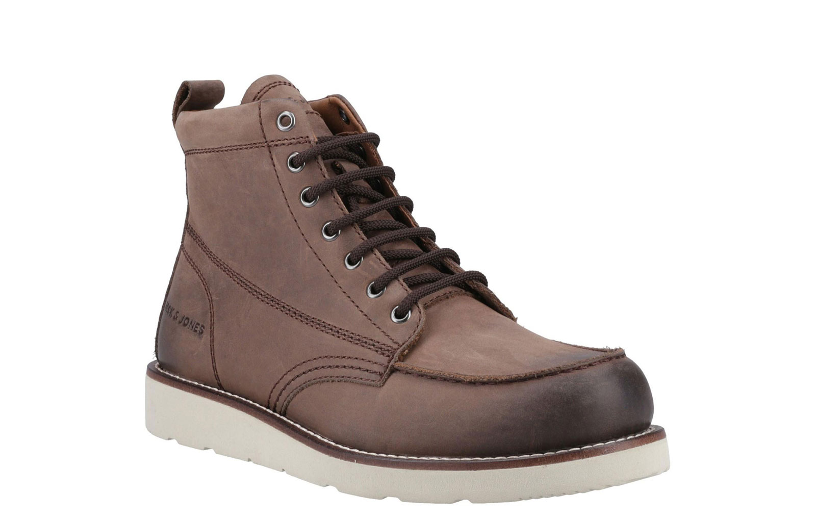 JACK & JONES Toronto Läder Herr Brun Sten Ankelstövlar – bild 2