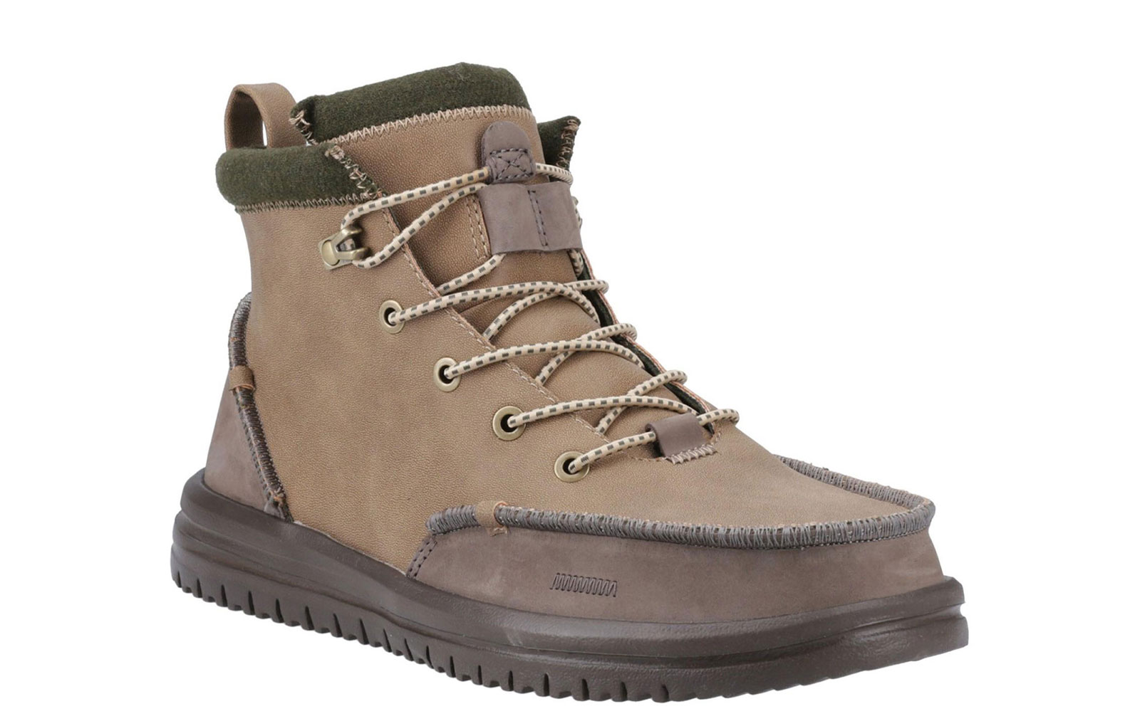 HEYDUDE Bradley Tumbled Classic Polyuretan Herr Nut Ankelboots – bild 2