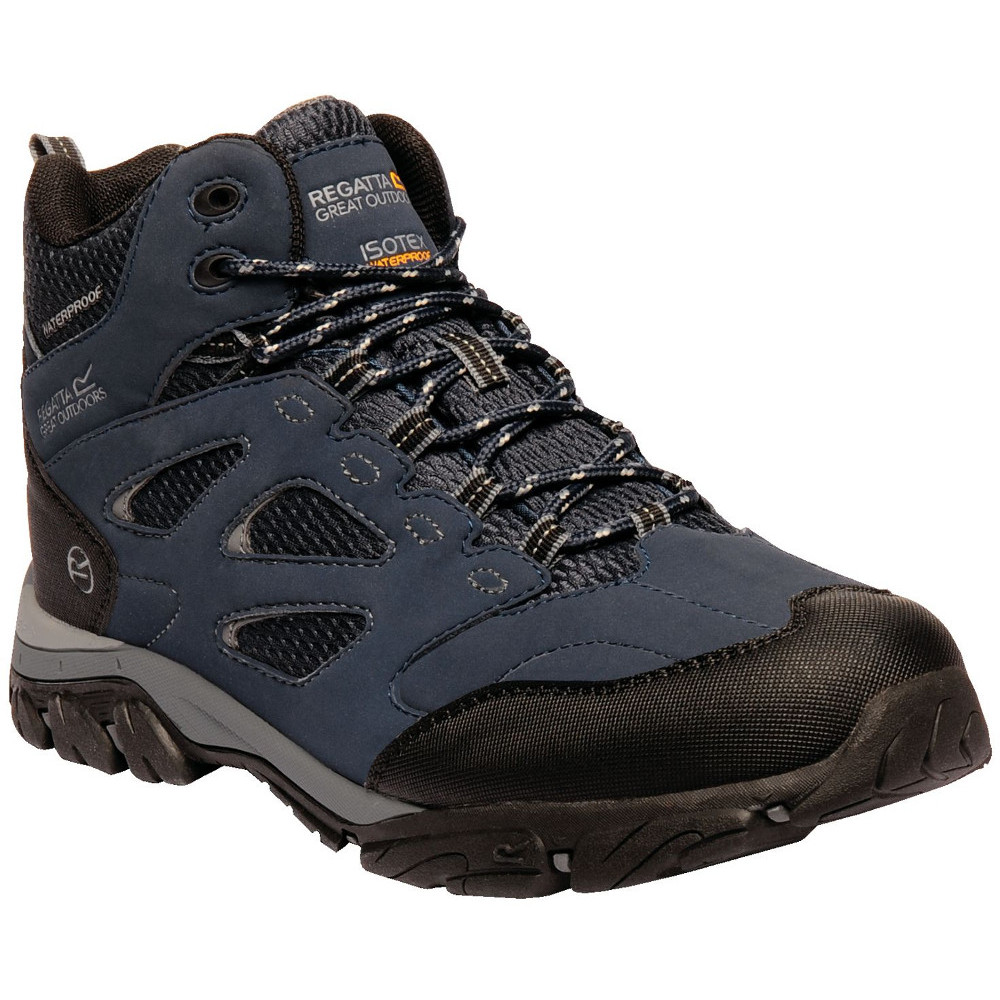 Regatta (7 Uk, Navy/Granite) Mens Holcombe Iep Mid Hiking Boots - Image 3