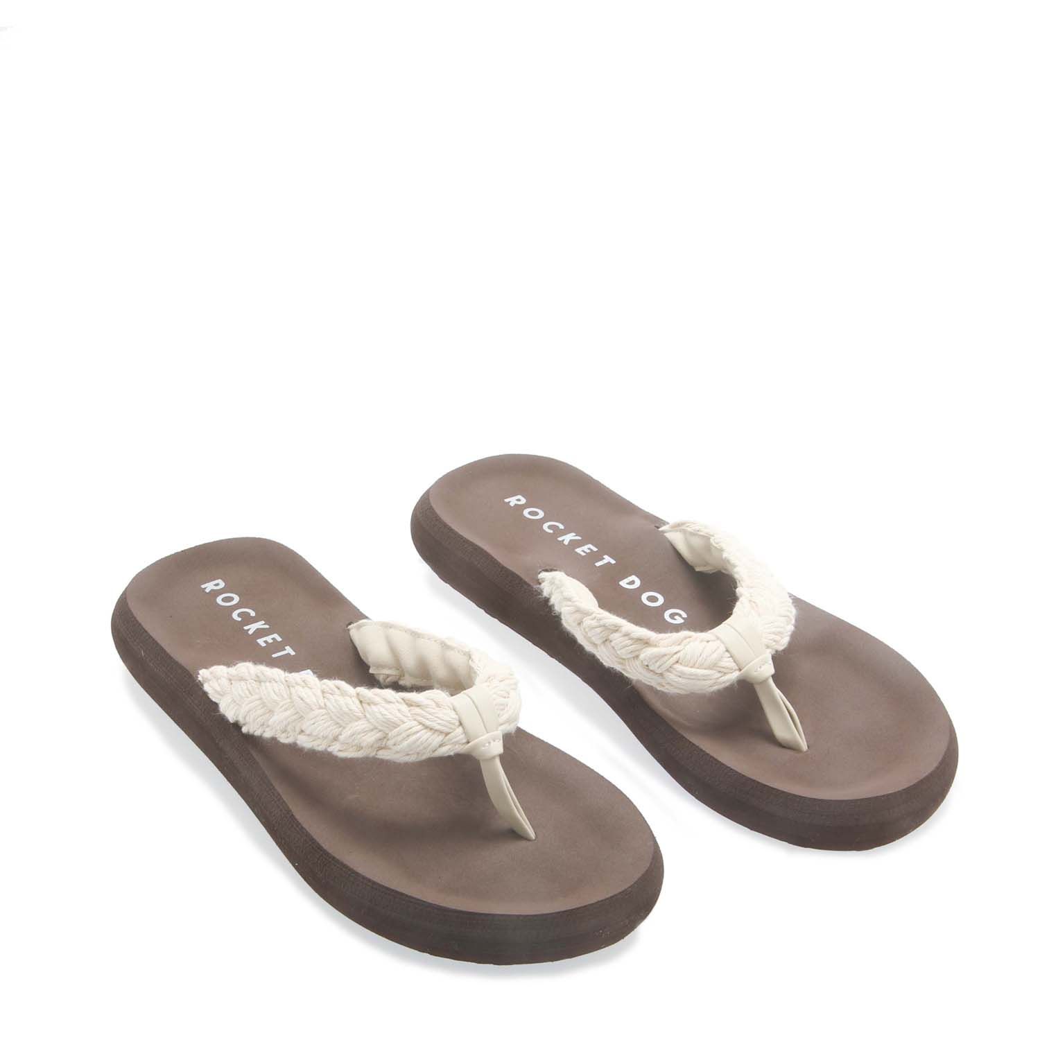 Sunset Cord Flip Flops i natur för kvinnor
