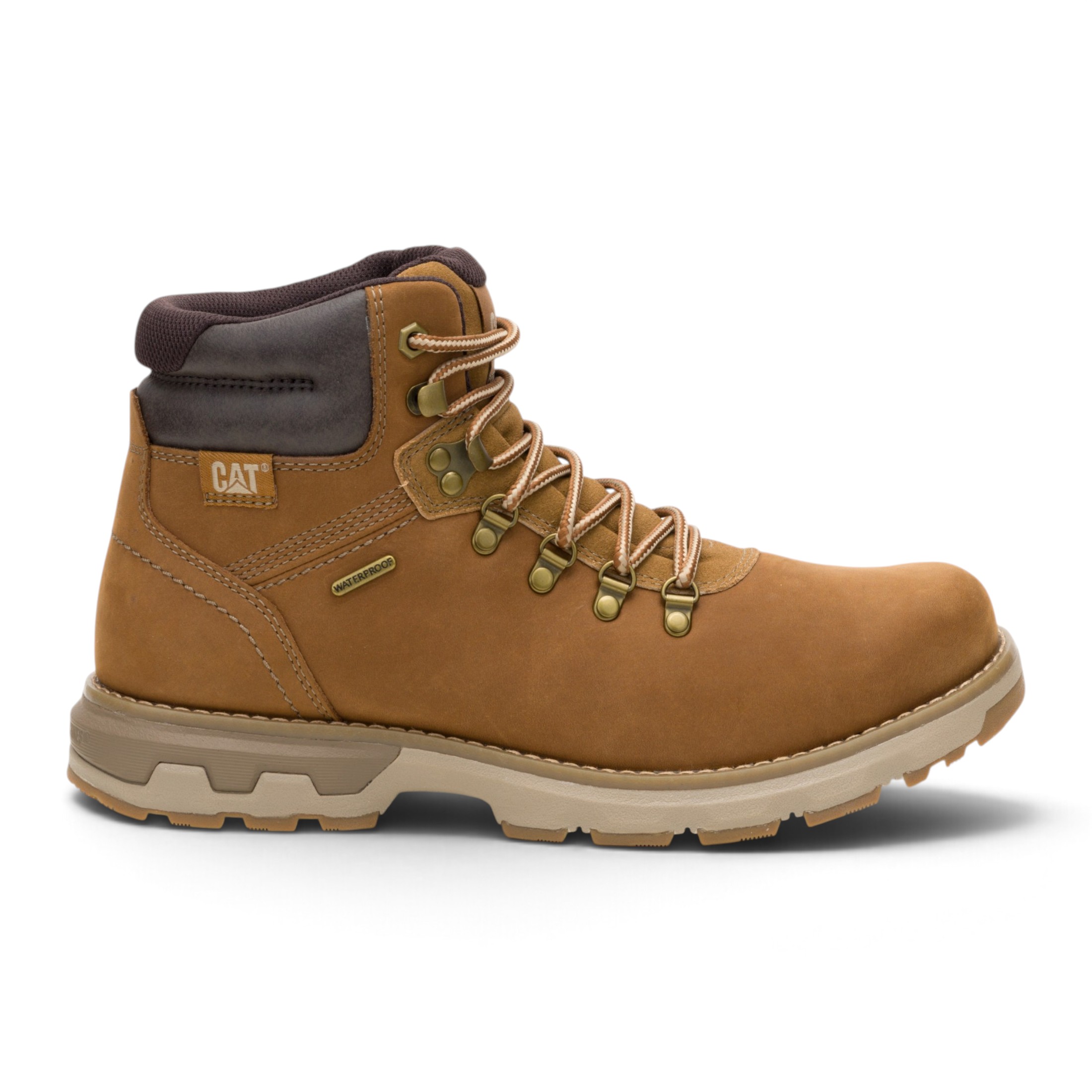 Caterpillar (CAT) Bronsbruine Waterdichte Leren Veterlaarzen voor Heren - Pursue Hiker