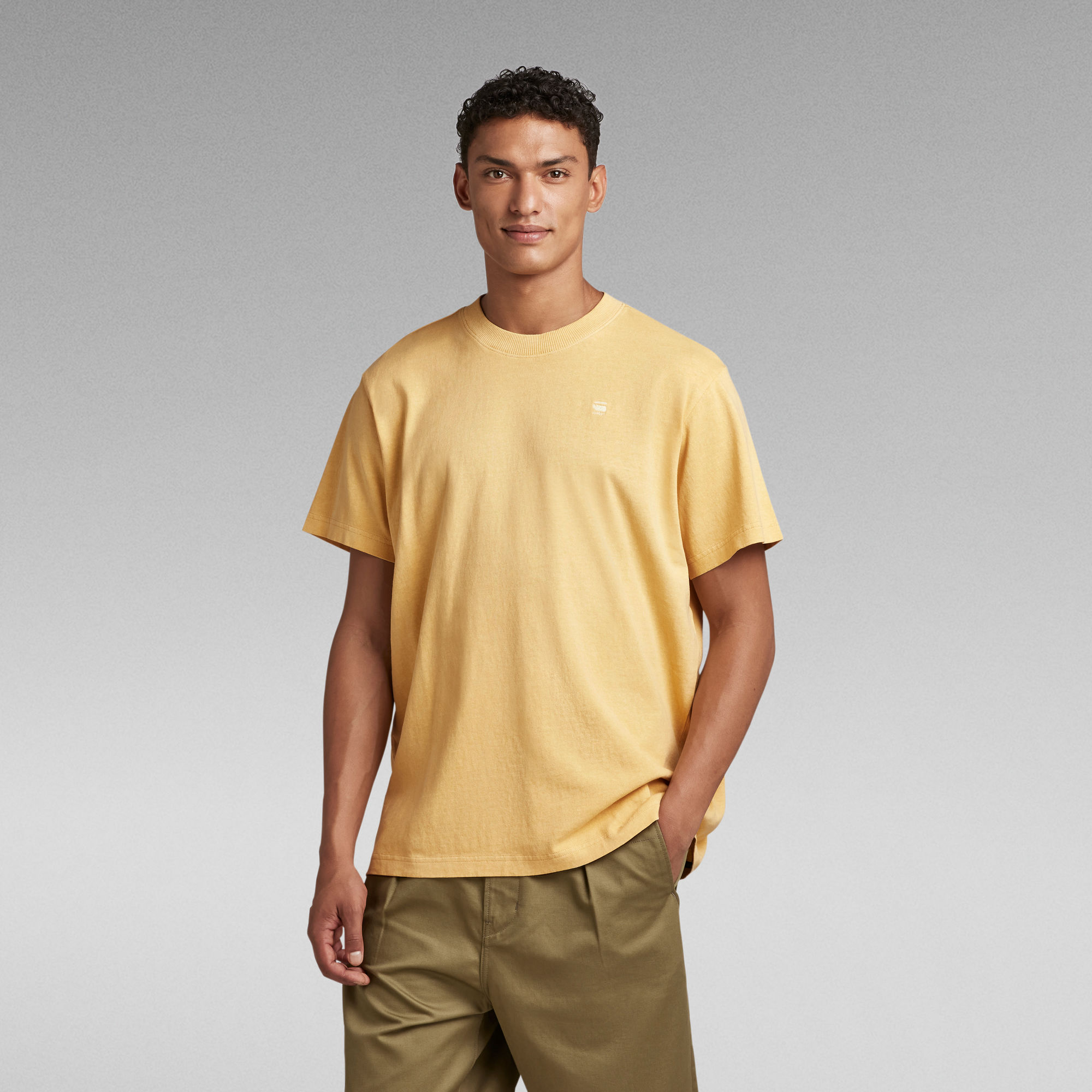 G Star Men's Overdyed Loose T Shirt - Harvest - X Small - Image 3