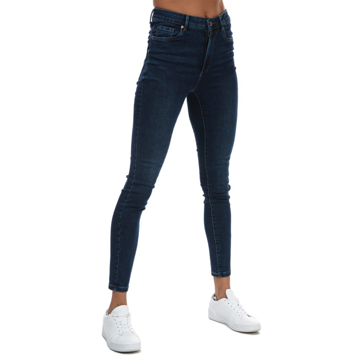Vero Moda Women's Skinny Jeans - Dark Blue Denim - XS L30 - Image 3