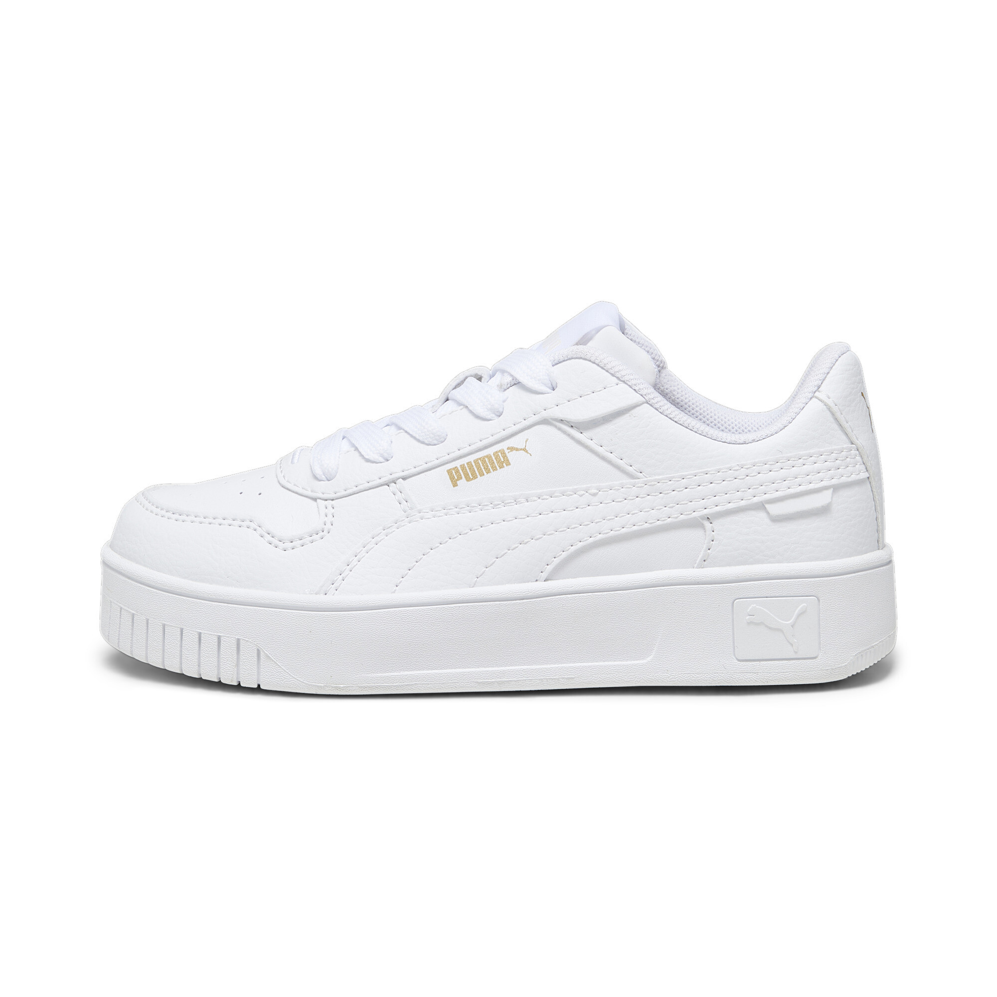 Puma Kids ' Carina Street Low-Top Trainers - White Puma White - C10 (28) - Image 2