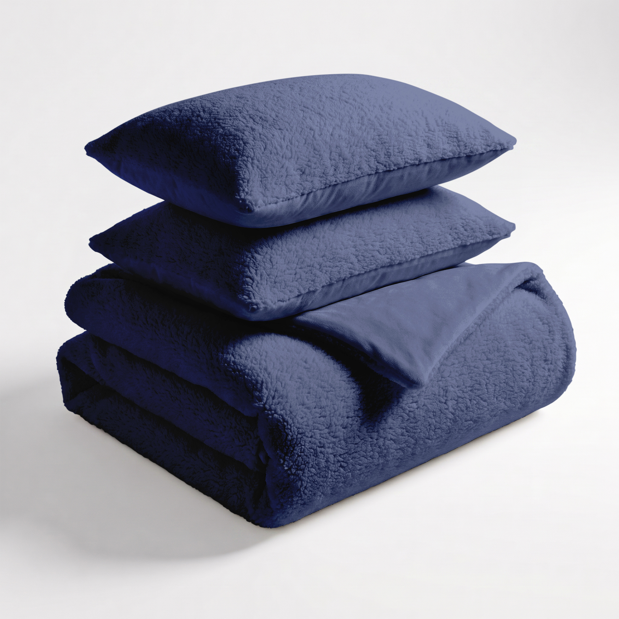 Dekbedovertrek Teddy - Navy - met 2 Kussenslopen