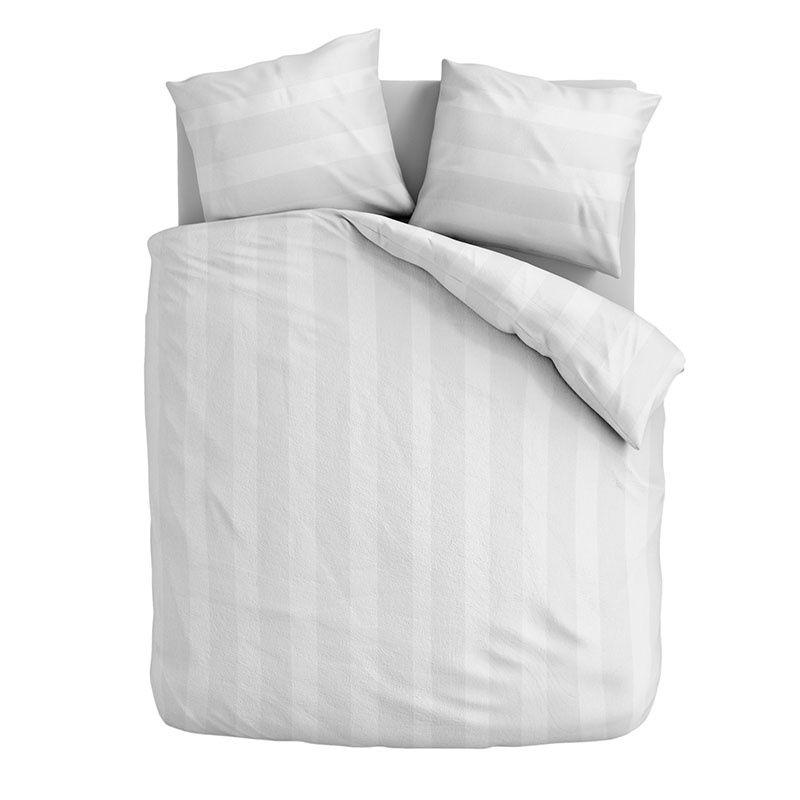 Zydante Dekbedovertrek - Hotel Home Collection - Zacht en Soepel Dekbedhoes – Microlinnen – Hotel Look – Luxe Beddengoed – Chelsea - Wit / 200x200
