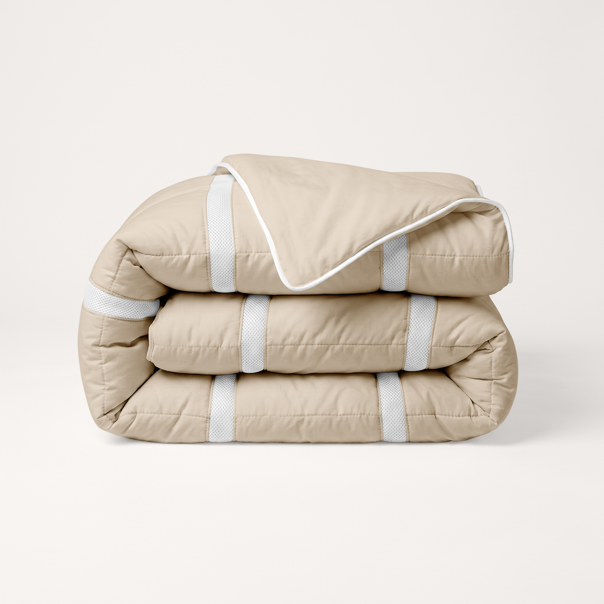 Zydante Ventilatie Dekbed - 200x200 cm - Zomerdekbed - Taupe