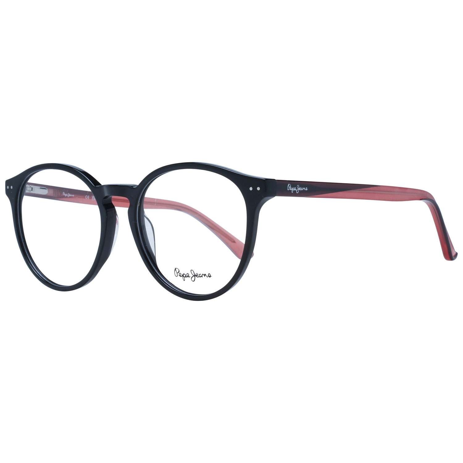 Pepe Jeans Damen Schwarz Brille Pj3443 C3 53 Einheitsgröße
