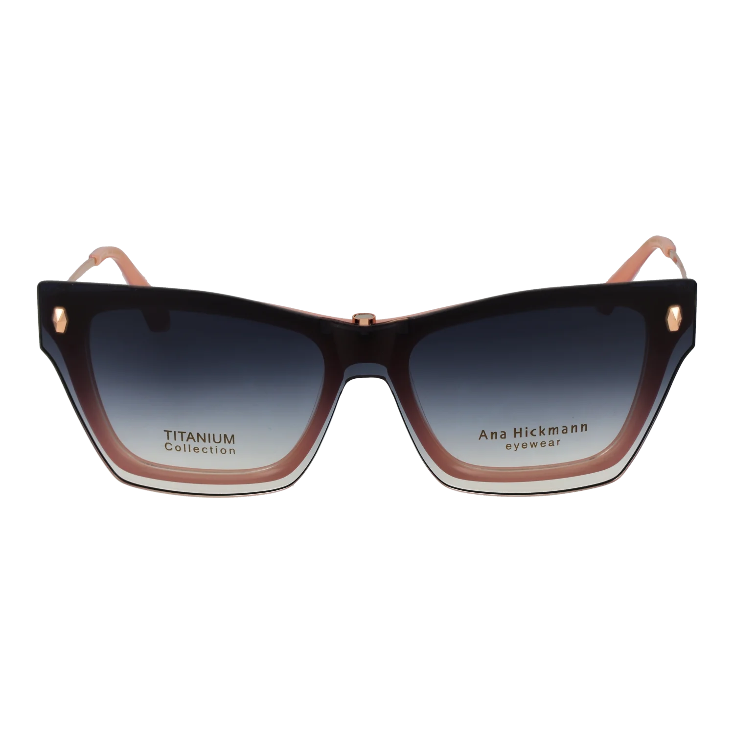 Ana Hickmann Sunglasses Clip AH6565GT H01G 54 solglasögon dam – bild 2