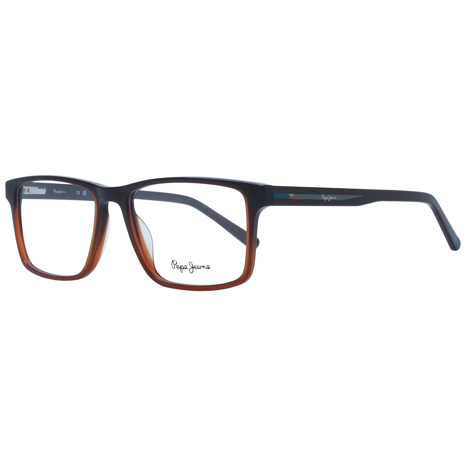 Pepe Jeans Herren Braun Brille Pj3458 C3 54 Einheitsgröße