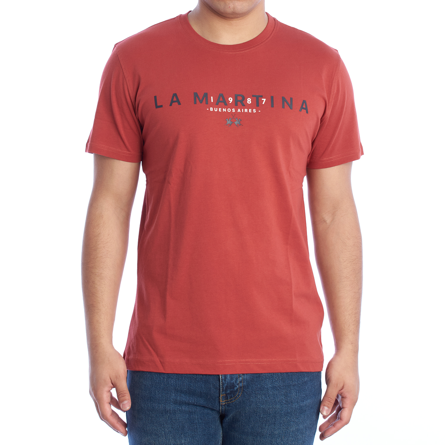 LA MARTINA T-shirts med korta ärmar YMR005-JS206 herr – bild 7