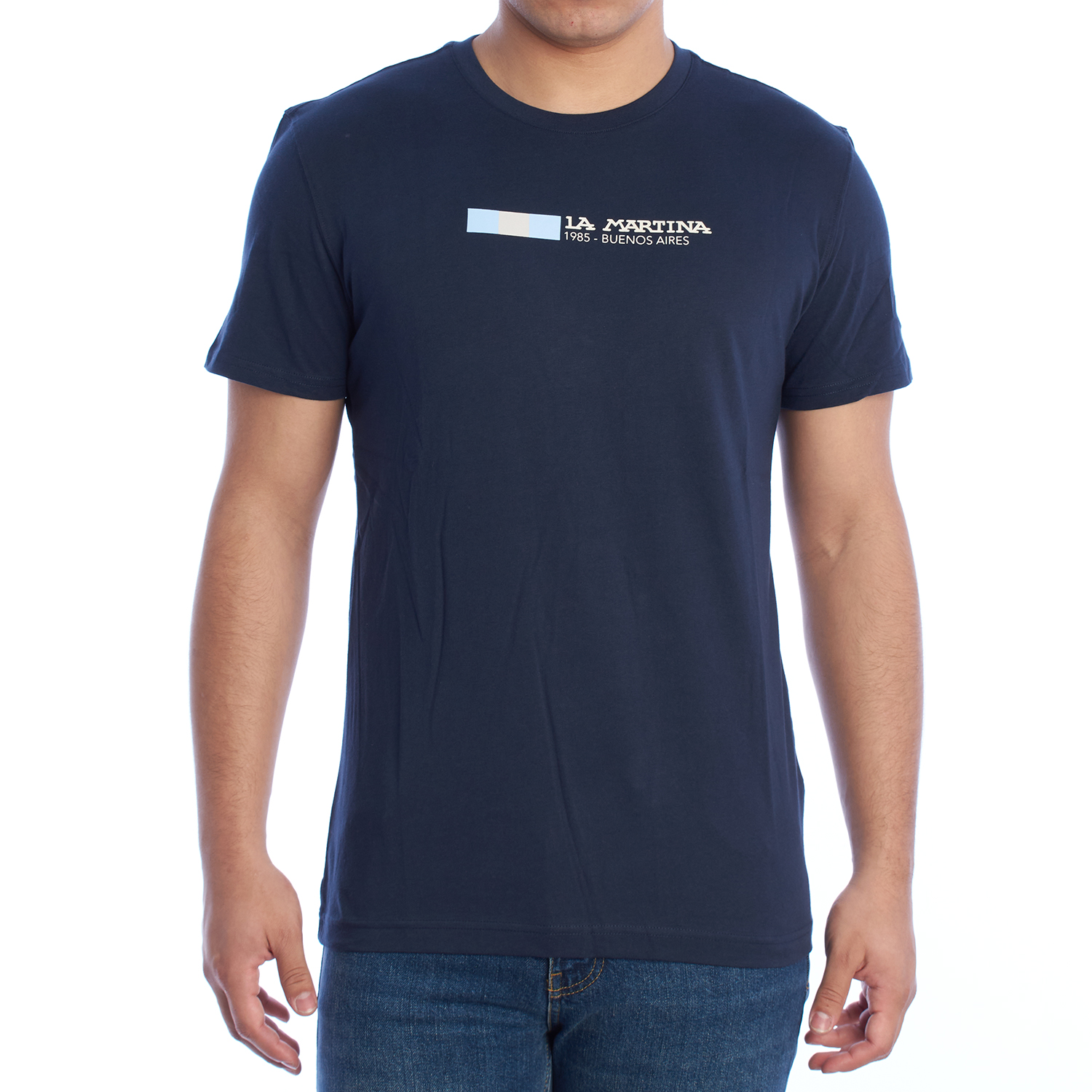 LA MARTINA YMR314-JS206 Regular Fit kortärmad t-shirt för män herr – bild 2