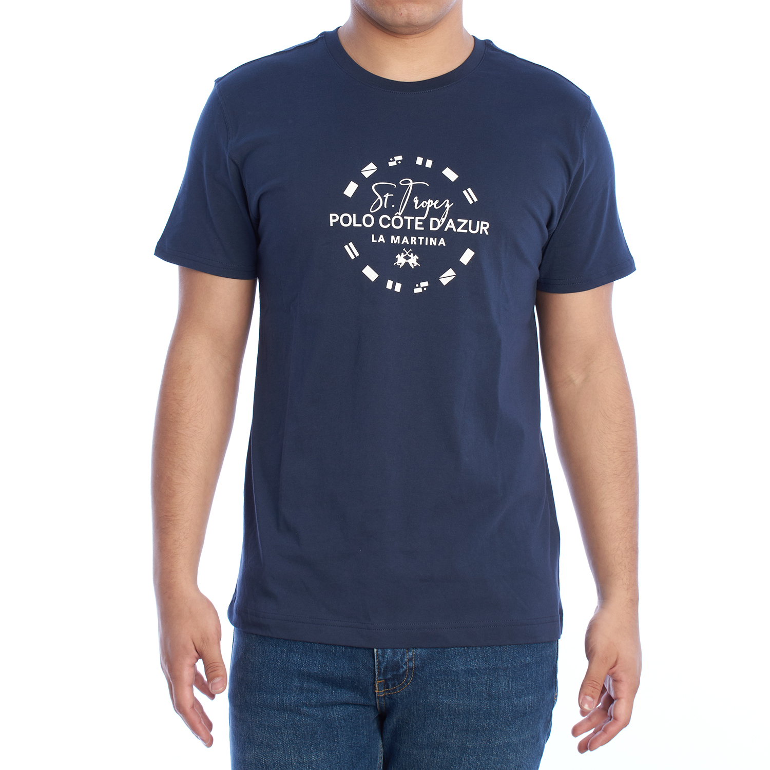 LA MARTINA T-shirts med korta ärmar YMR321-JS206 herr – bild 7