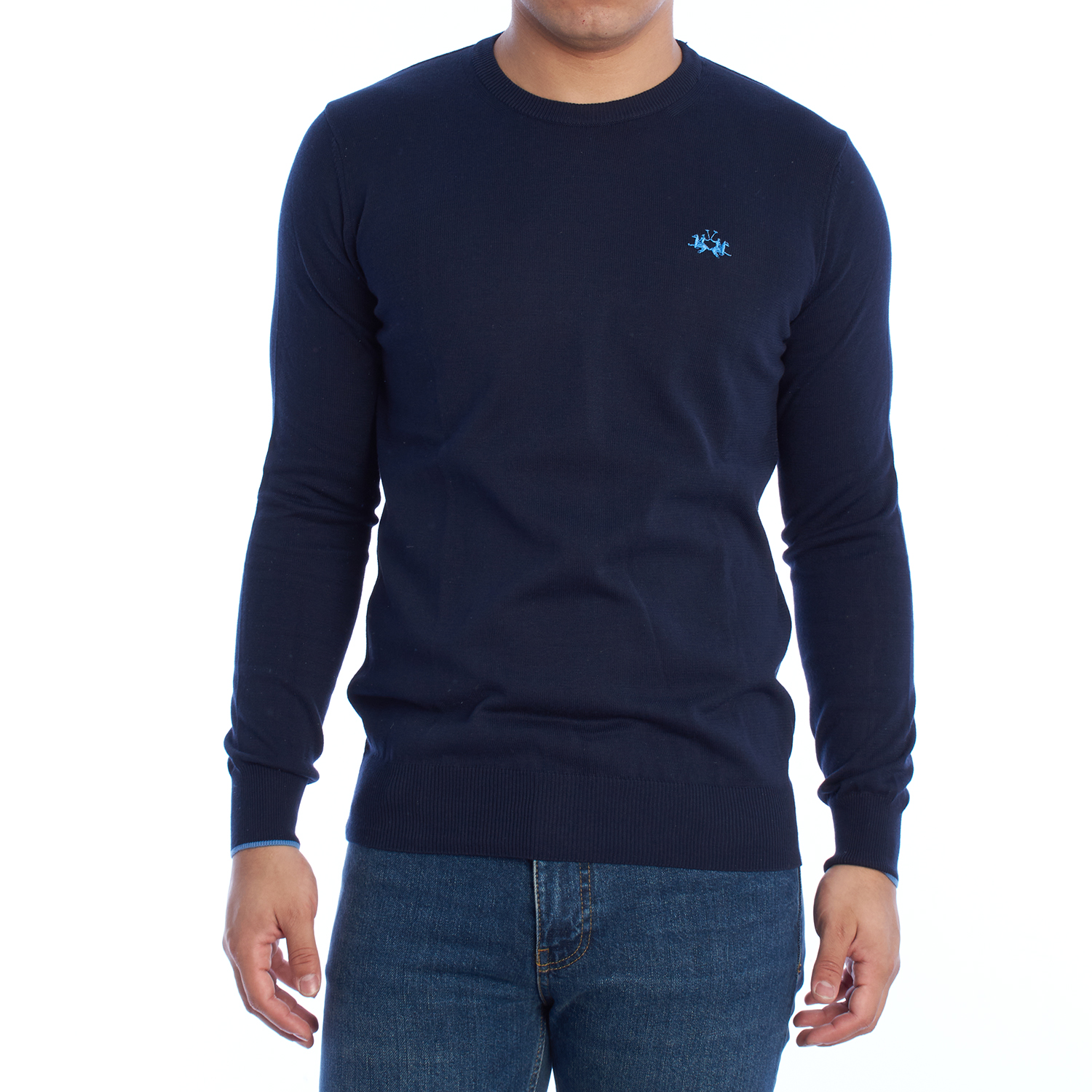 Regular Fit Tröja med rund hals för män YMS010-XC008