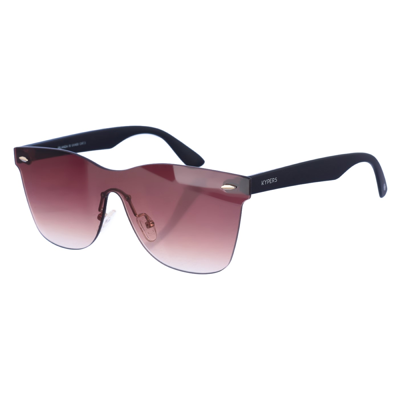IRELAND unisex runda nylon-solglasögon
