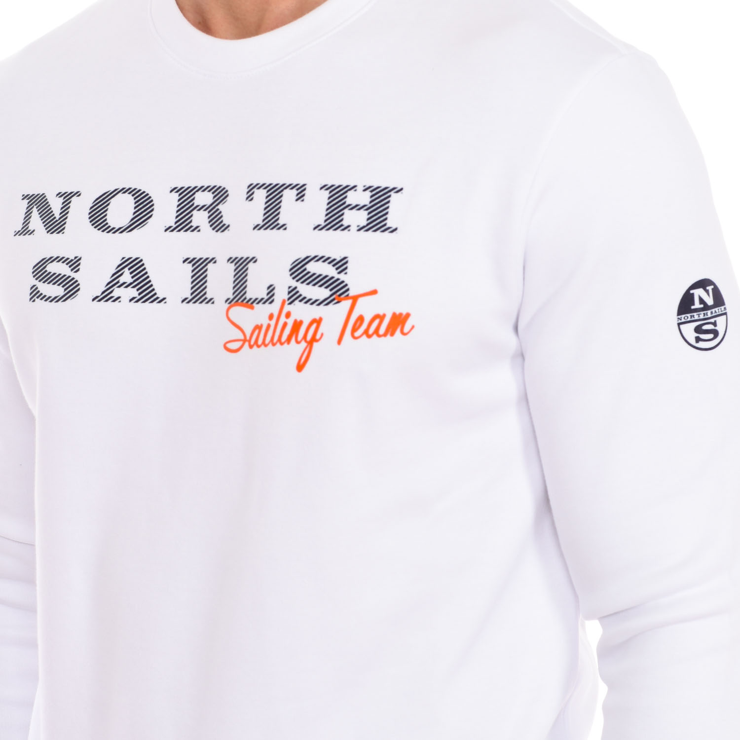 North Sails Långärmad sweatshirt med rund halsringning 9022970 herr – bild 2