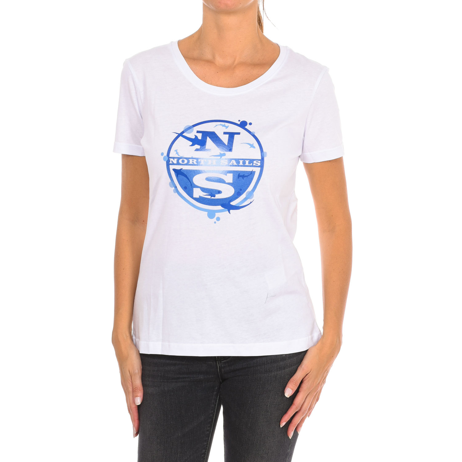 Kortärmad t-shirt för kvinnor 9024340