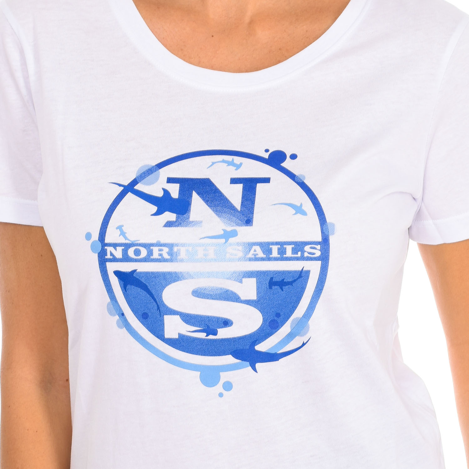 North Sails Kortärmad t-shirt för kvinnor 9024340 dam – bild 2