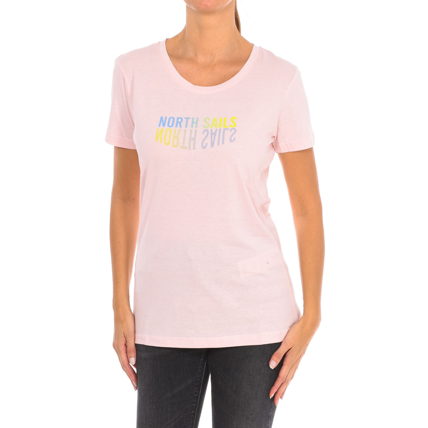 Kortärmad t-shirt 9024290 dam