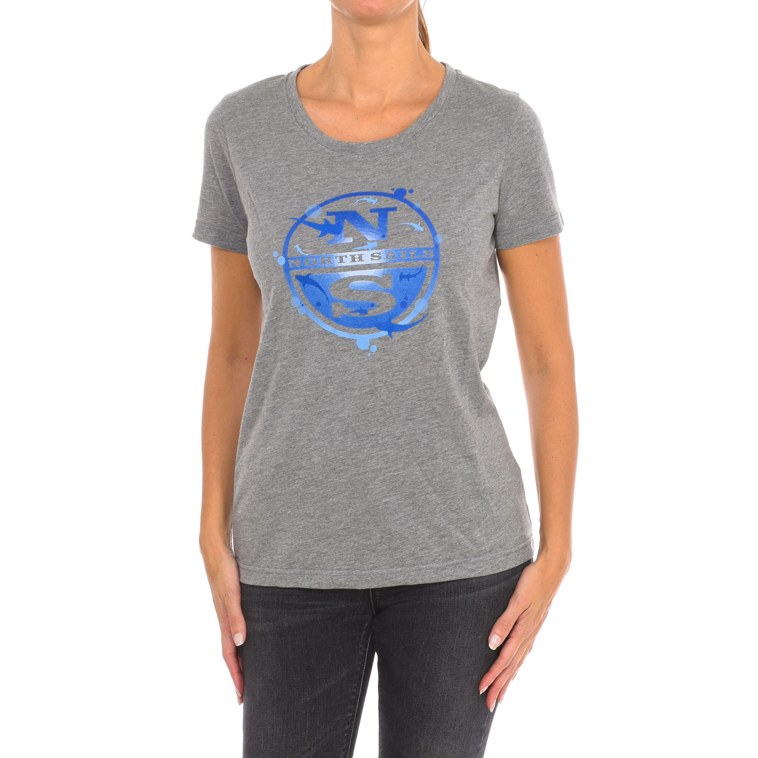 Kortärmad t-shirt för kvinnor 9024340