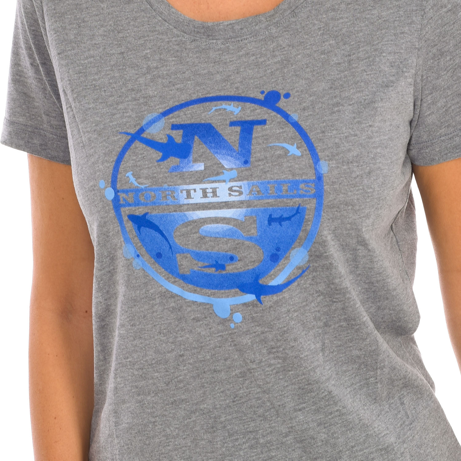 North Sails Kortärmad t-shirt för kvinnor 9024340 dam – bild 2