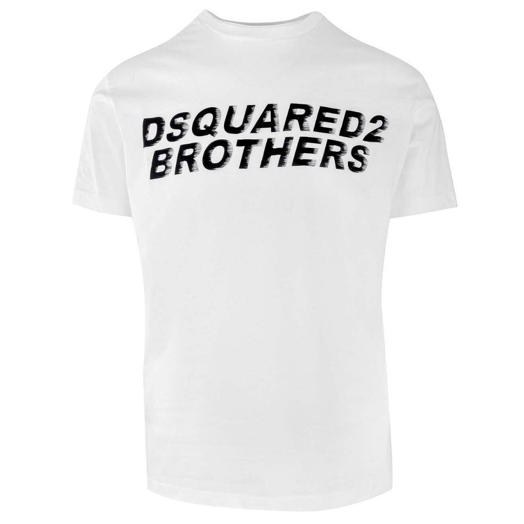 Brothers Fading Logo Vit T-shirt