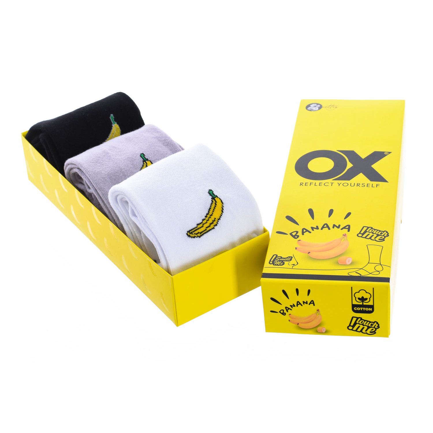 Set van 6 lage sokken OX met frisse geuren