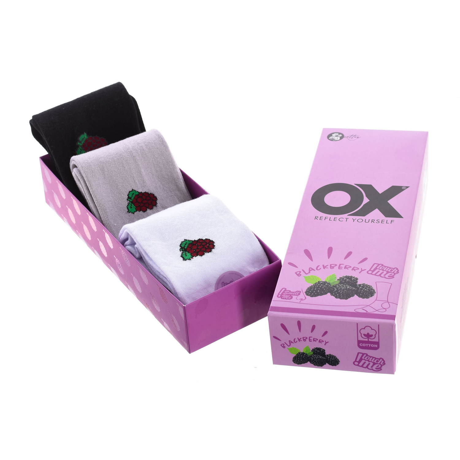 Set van 6 lage sokken OX met frisse geuren