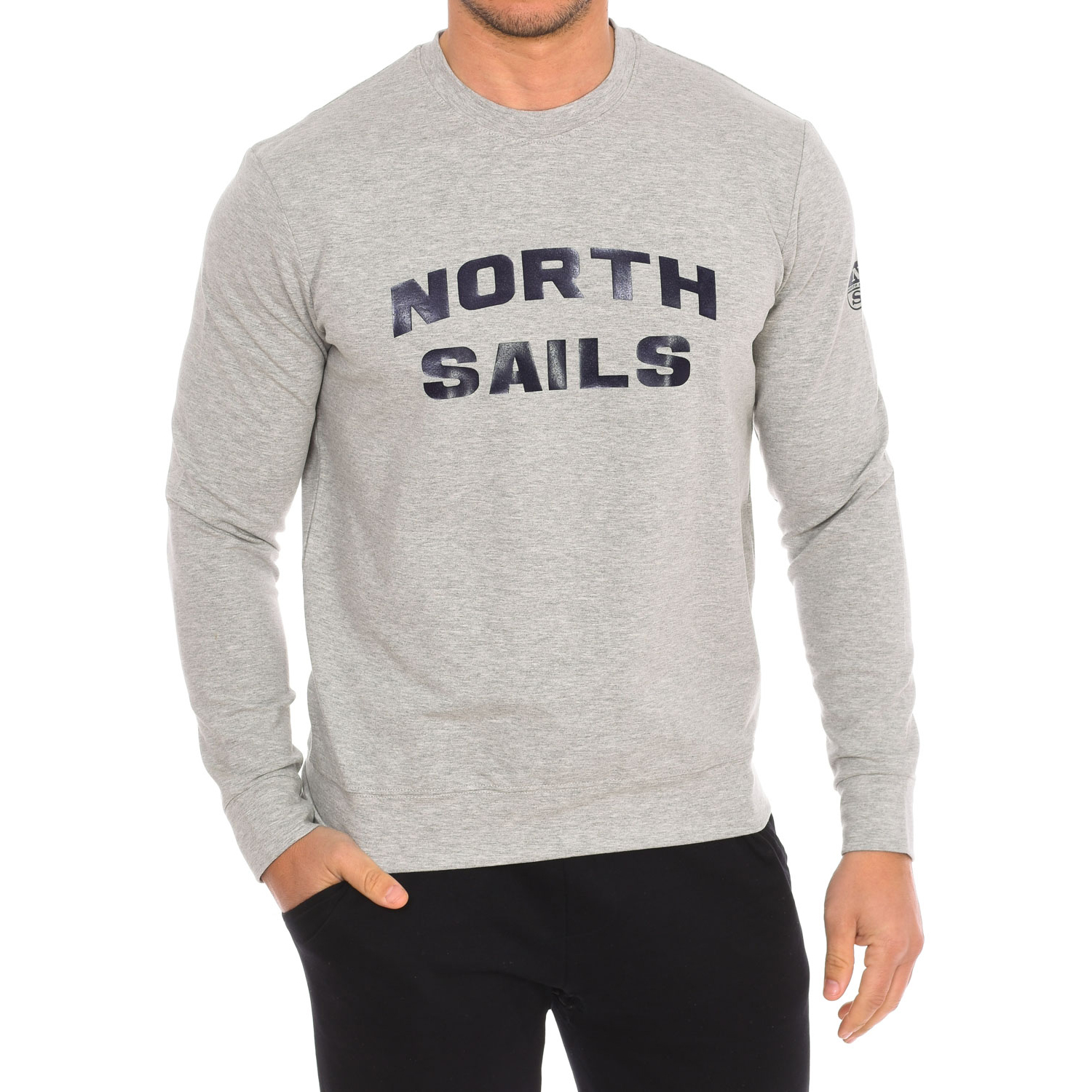 Långärmad crew-neck sweatshirt 9024170 herr