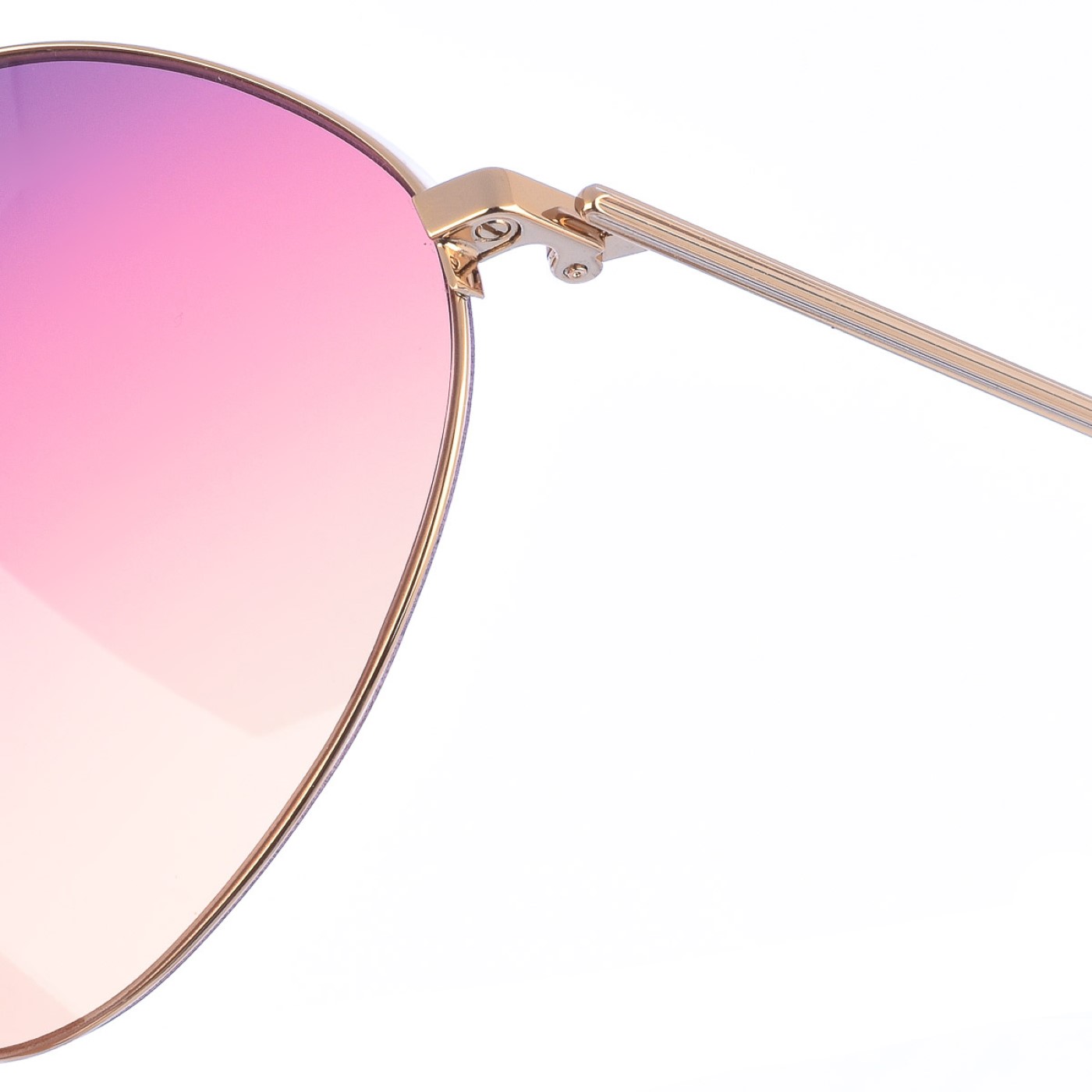 Victoria Beckham VB220S ovalformade damsolglasögon i metall – bild 2