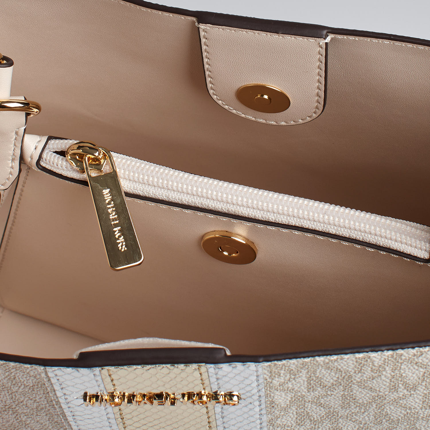 Michael Kors Pratt Medium Signature Axelväska 35F4G3FS2V för Damer – bild 2