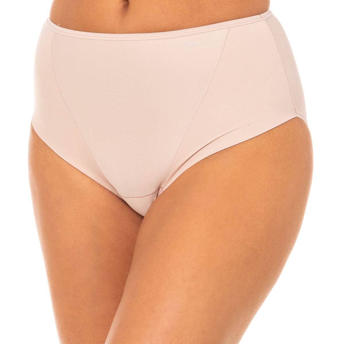 Pack-2 Hög midja och elastiska trosor i andningsbart tyg 1031893 kvinna