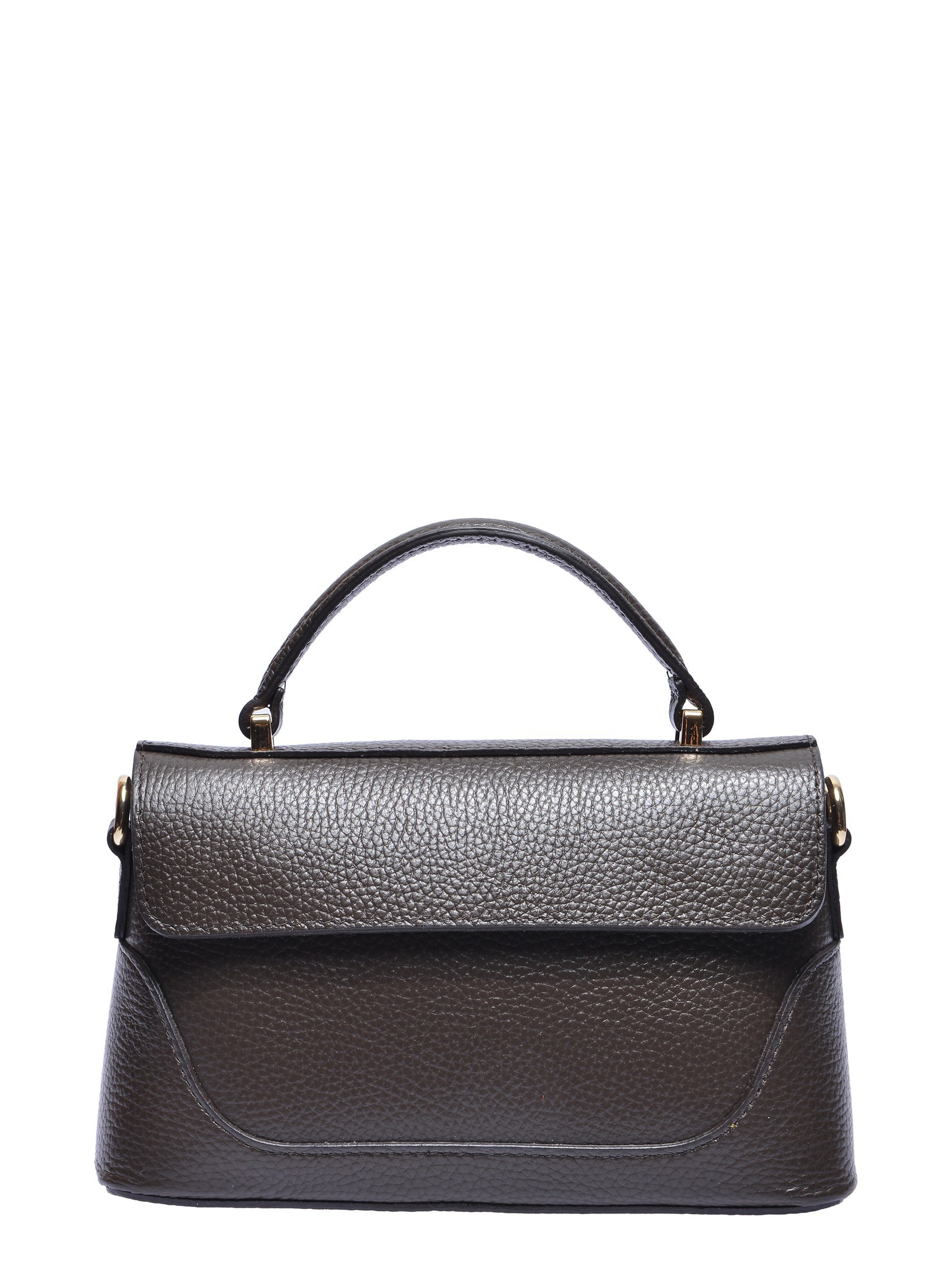 Luisa Vannini Bordeauxrood Rundleer Tas