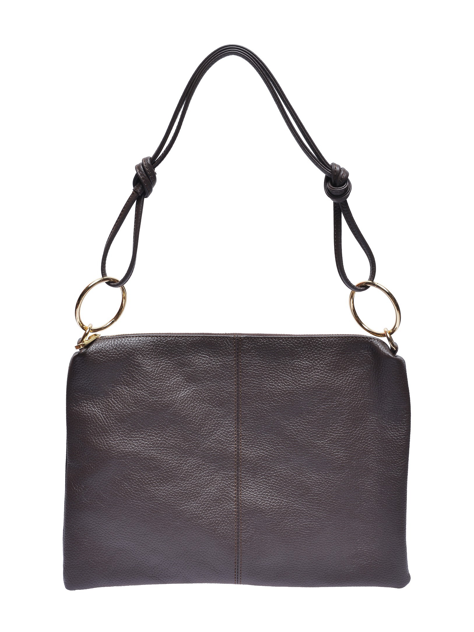 Luisa Vannini Bordeauxrood Rundleer Tas