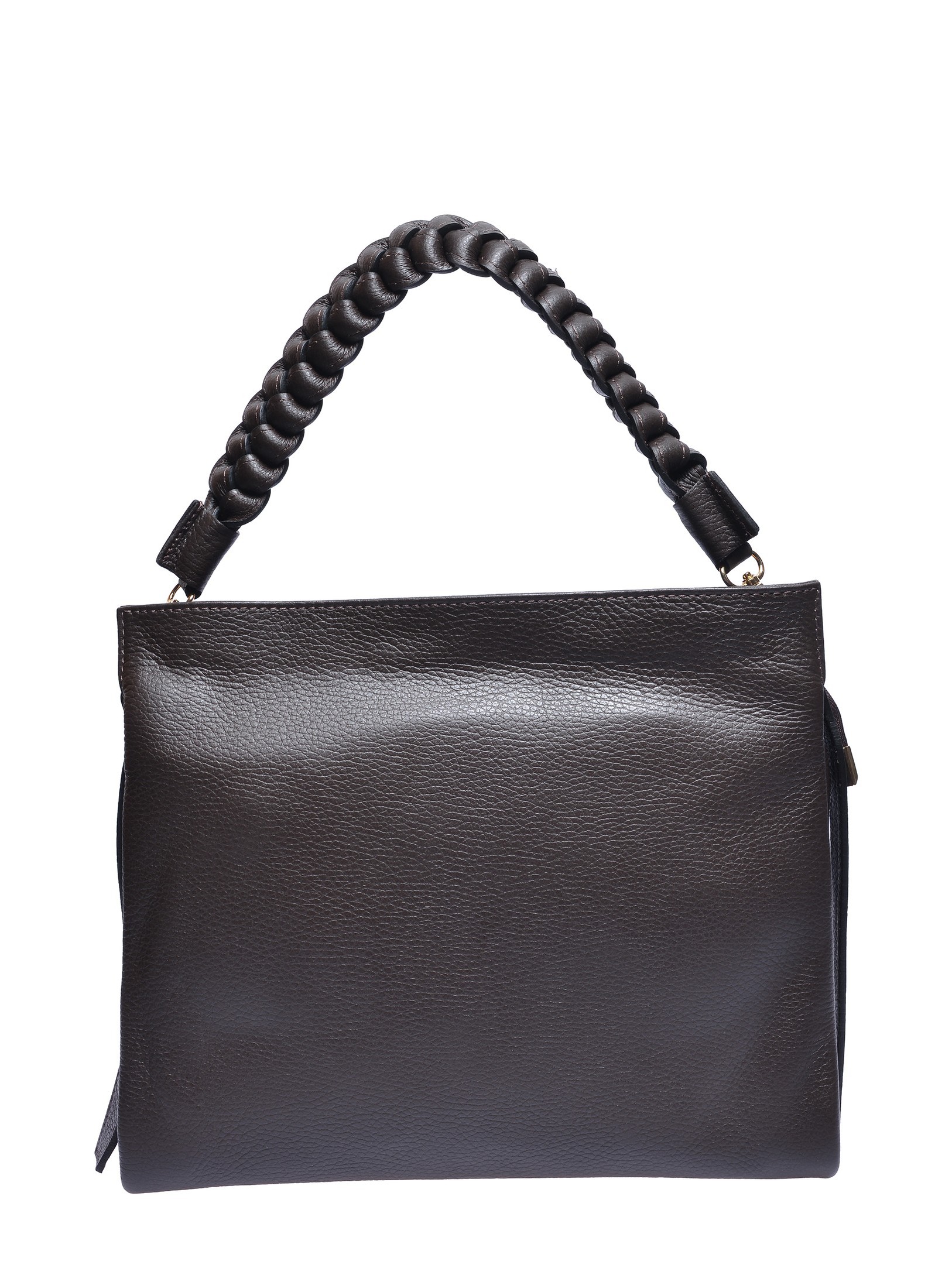 Luisa Vannini Bordeauxrood Rundleer Tas