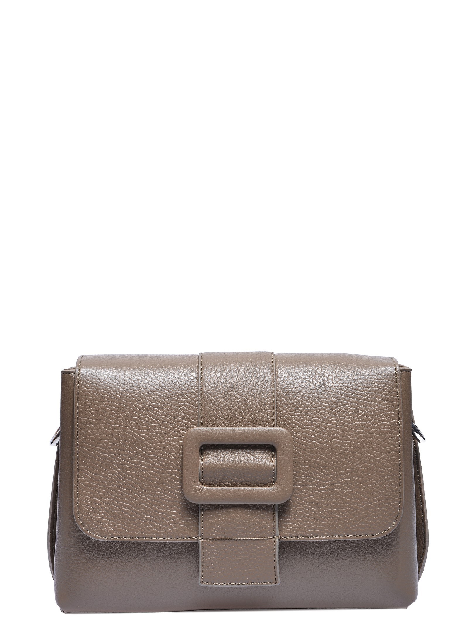 Luisa Vannini Beige Rundleer Tas
