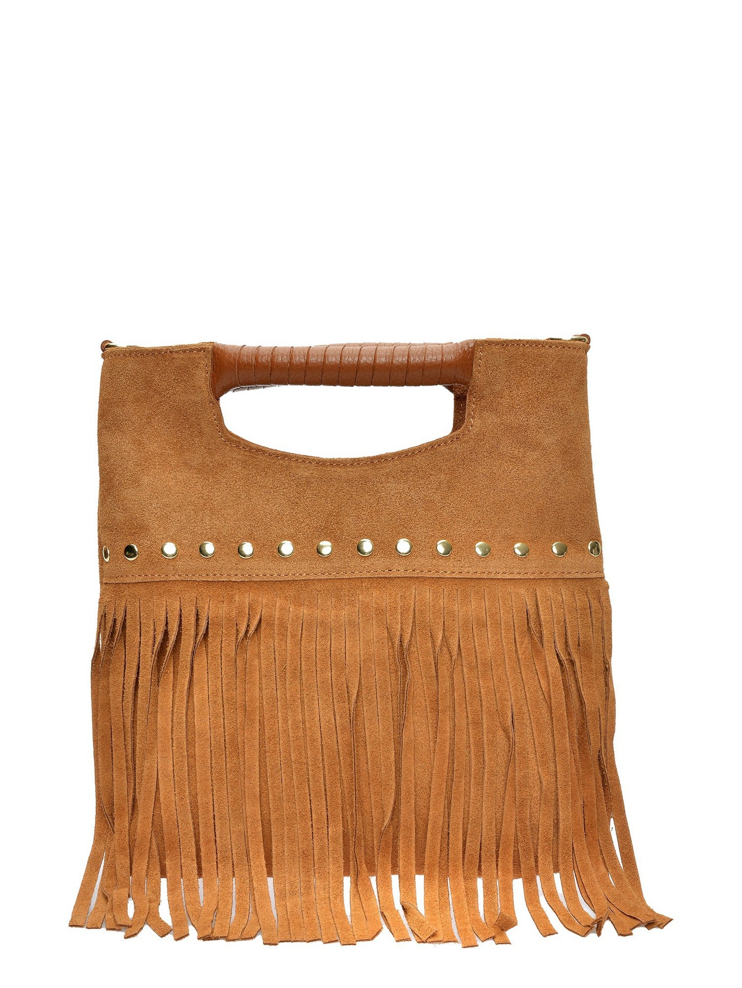 Luisa Vannini Brown Rundleer Tas
