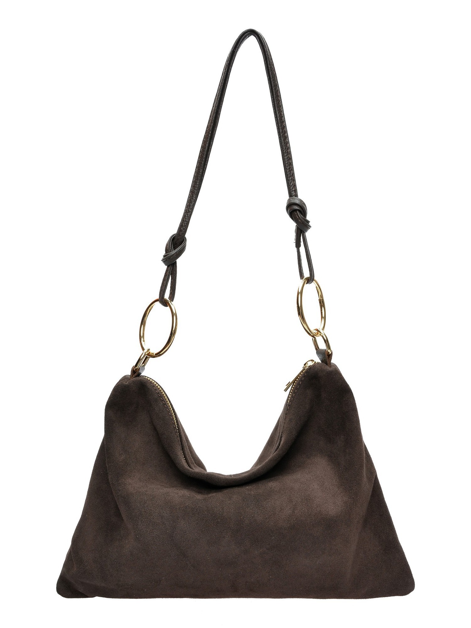 Luisa Vannini Bordeauxrood Rundleer Tas