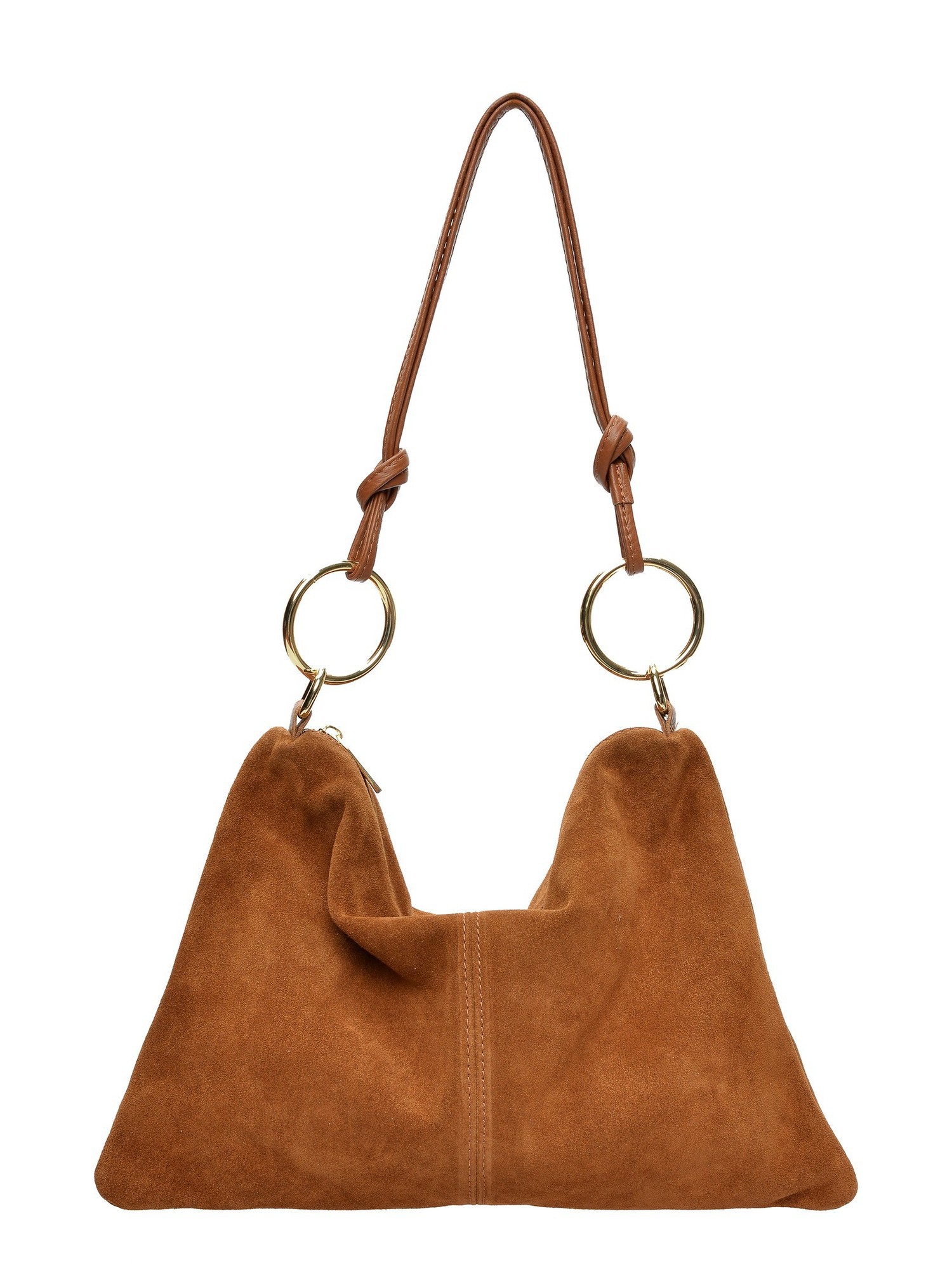 Luisa Vannini Brown Rundleer Tas