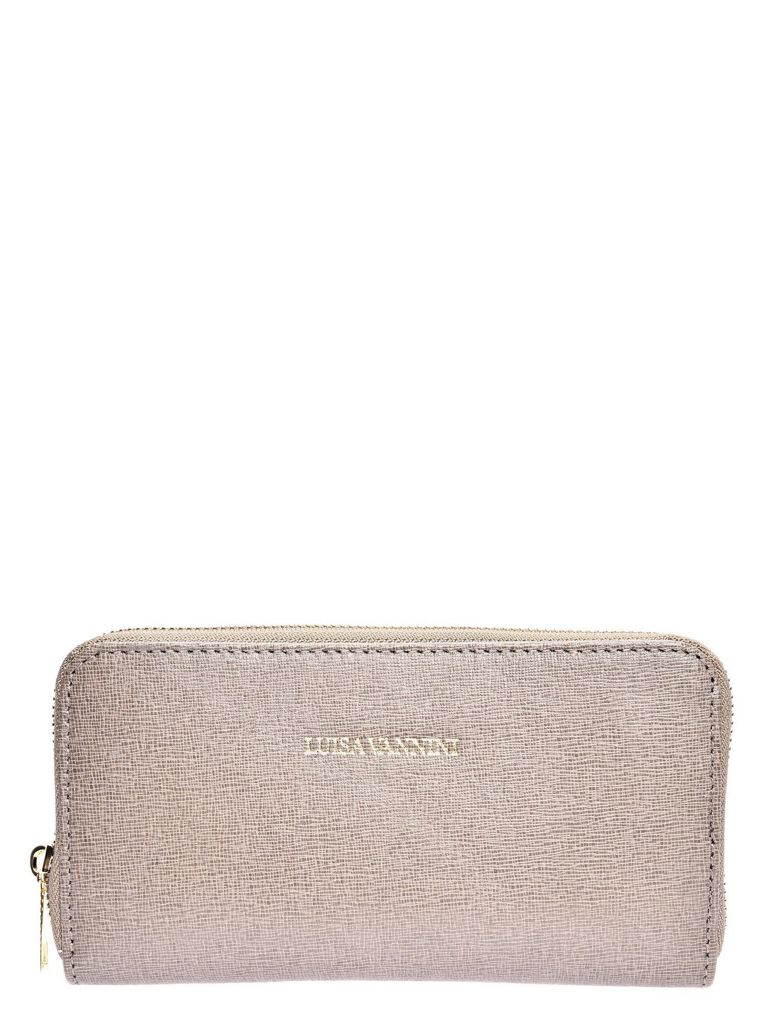 Luisa Vannini Beige Rundleer Tas